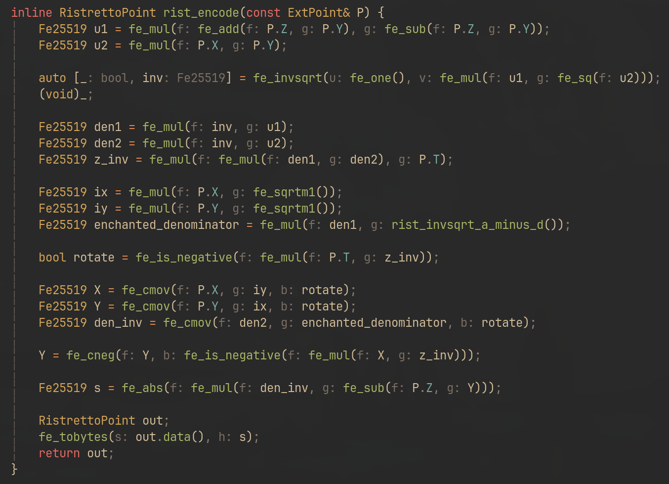 rist_encode serialization implementation